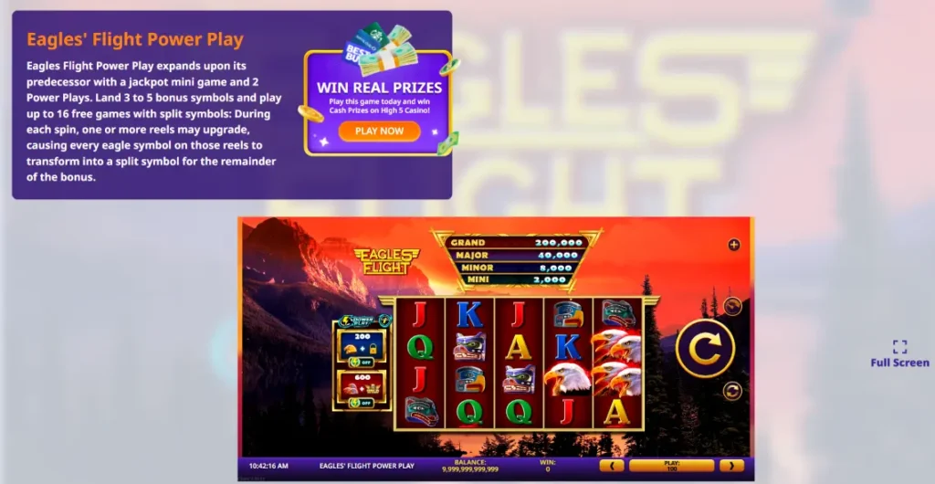 High 5 Casino Power Play slot 2025